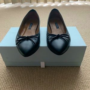 Margaux black ballet flats